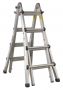Sealey AFPL3 Aluminium Telescopic Ladder 4 Way EN 131 Adjustable Height