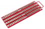 Sealey AK271 Socket Rail Tray Red 1/4