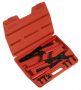 Sealey AK8501 Circlip Pliers Set Internal/External 400mm Heavy Duty