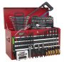 Sealey AP2201BBCOMBO Topchest 6 Drawer with Ball Bearing Slides   Red/Grey & 98pc Tool Kit