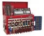 Sealey AP33059COMBO Topchest 5 Drawer with Ball Bearing Slides   Red & 138pc Tool Kit
