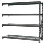 Sealey AP6572E Heavy Duty Racking Extension Pack with 4 Mesh Shelves 640kg Capacity Per Level
