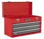 Sealey AP9243BB Tool Chest 3 Drawer Portable with Ball Bearing Slides   Red/Grey