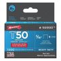 Arrow A504SS1 T50 Staples Stainless Steel 504SS 6mm (1/4in) Box 1000