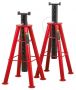 Sealey AS10H Axle Stands (Pair) 10tonne Capacity per Stand High Level