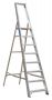 Sealey AXL8 Aluminium Step Ladder 8 Tread Industrial BS 2037/1