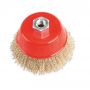 Sealey CBC100 Brassed Steel Cup Brush ⌀100mm M14 x 2mm