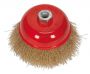 Sealey CBC125 Brassed Steel Cup Brush ⌀125mm M14 x 2mm
