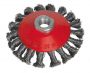 Sealey CWB101 Conical Wire Brush ⌀100mm M14 x 2mm