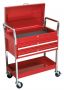 Sealey CX1042D Trolley 2 Level Heavy Duty with Lockable Top & 2 Drawers