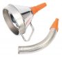 Sealey FM16F Funnel Metal with Flexible Spout & Filter ⌀160mm