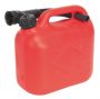 Sealey JC5R Fuel Can 5ltr   Red