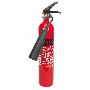 Sealey SCDE02 Fire Extinguisher 2kg Carbon Dioxide