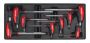 Sealey TBT06 Tool Tray with T Handle Ball End Hex Key Set 8pc