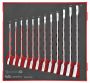 Teng Tools TED6512R 12 Piece EVA Ratcheting Combination Spanner Set