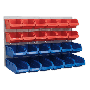 Sealey TPS132 Bin & Panel Combination 24 Bins   Red/Blue