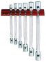 Teng Tools WRDF06 6 Piece Double Flex Wrench Wall Rack